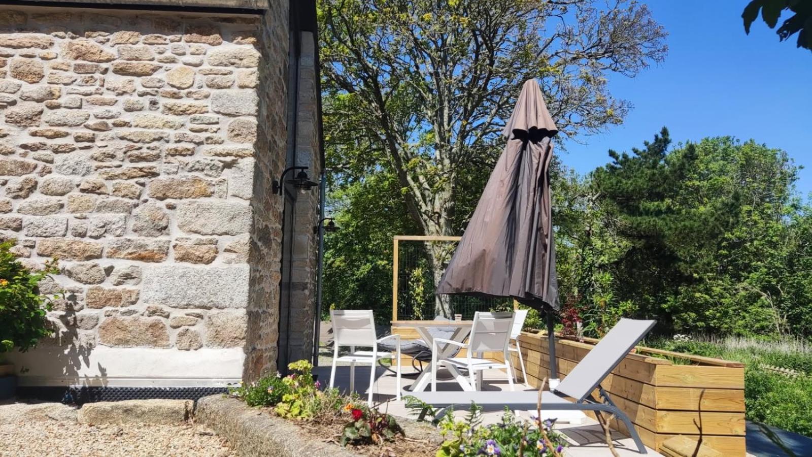 Le Petit Moulin De Kerloroc Villa Ploudalmézeau Exteriör bild